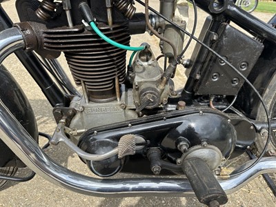 Lot 32 - 1932 Sunbeam 500cc motorcycle, possibly a model 8, reg. no. JB 1737