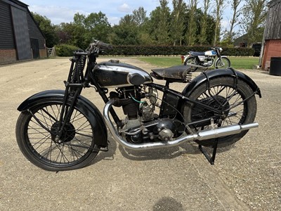 Lot 32 - 1932 Sunbeam 500cc motorcycle, possibly a model 8, reg. no. JB 1737