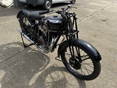 Lot 32 - 1932 Sunbeam 500cc motorcycle, possibly a model 8, reg. no. JB 1737