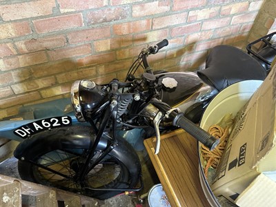 Lot 27 - 1937 Francis Barnett 150cc motorcycle, reg. no. DHA 625, finished in black