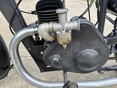 Lot 27 - 1937 Francis Barnett 150cc motorcycle, reg. no. DHA 625, finished in black