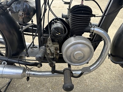 Lot 27 - 1937 Francis Barnett 150cc motorcycle, reg. no. DHA 625, finished in black