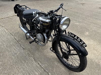 Lot 27 - 1937 Francis Barnett 150cc motorcycle, reg. no. DHA 625, finished in black