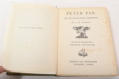 Lot 708 - Peter Pan in Kensington Gardens, illustrated by Arthur Rackham