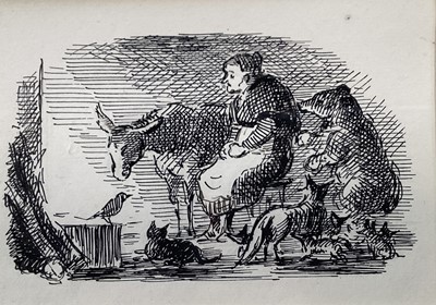 Lot 152 - Edward Ardizzone (1900-1979) pen and ink with Chris Beetles Gallery label