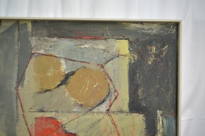 Lot 983 - *Robert Sadler (1909-2001) oil on board - Still life no. 2, artist's stamp verso, 1950s/60s, 63cm x 76cm, framed