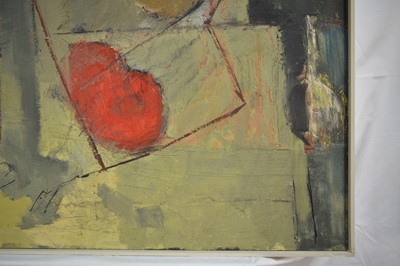Lot 983 - *Robert Sadler (1909-2001) oil on board - Still life no. 2, artist's stamp verso, 1950s/60s, 63cm x 76cm, framed