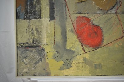 Lot 983 - *Robert Sadler (1909-2001) oil on board - Still life no. 2, artist's stamp verso, 1950s/60s, 63cm x 76cm, framed