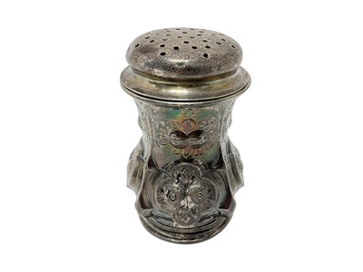 Lot 343 - Victorian silver sugar castor