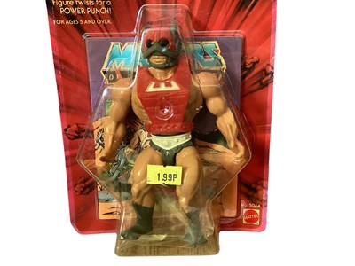 Lot 7 - Mattel (c1982) Masters of the Universe Zodiac Cosmic Enforcer 6" action figure, on card (creased to top and bottom corner) and bubblepack (1)