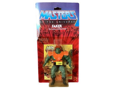 Lot 10 - Mattel (c1982) Masters of the Universe Faker Evil robot of Skeletor 6" action figure, on card (crumpled bottom corners) and bubblepack No.4482 (1)