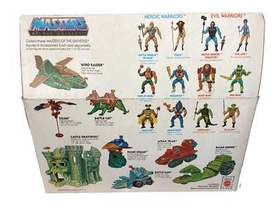 Lot 12 - Mattel (c1982) Masters of the Universe Dragon Walker sidewinding beast vehicle, boxed (poor condition) No,4902 & Panther No.4714 (2)