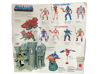 Lot 12 - Mattel (c1982) Masters of the Universe Dragon Walker sidewinding beast vehicle, boxed (poor condition) No,4902 & Panther No.4714 (2)