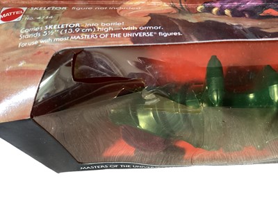 Lot 12 - Mattel (c1982) Masters of the Universe Dragon Walker sidewinding beast vehicle, boxed (poor condition) No,4902 & Panther No.4714 (2)