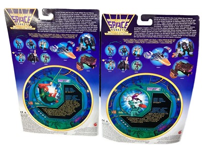 Lot 13 - Bluebird (c1993) Captain Simian & the Space Monkeys Psy-Fighter, boxed No.961721 and Mattel dual logo Rhesus 2 No.15662, Spydor No.15658 (2 versions), Nebula No.15661 & Gor-illa No.15657...