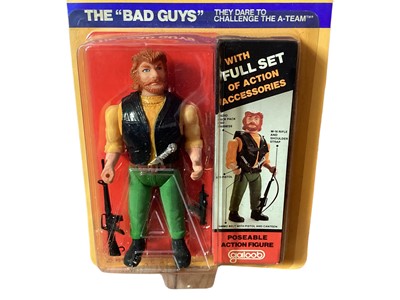 Lot 16 - Galoob (c1983) The A Team Bad Guys Viper action figure, on card (curled) and bubblepack No.8519 (1)