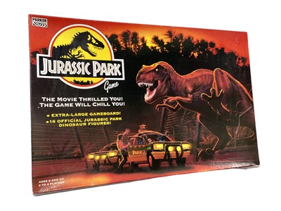 Lot 24 - Kenner (c1993) Jurassic Park Jungle Explorer & Triceratops, both boxed, plus board game (3)