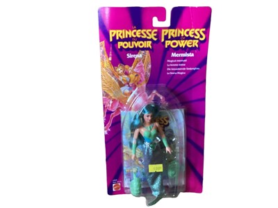 Lot 26 - Mattel (c1984) Princess of Power action figures Frosta No.9189, She-Ra No.9182, Angella No.9186, Glimmer No.9188, Castespella No.9187 & dual logo Mermista No.2454 & Fanastic Fashions Blu...
