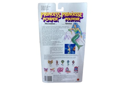 Lot 26 - Mattel (c1984) Princess of Power action figures Frosta No.9189, She-Ra No.9182, Angella No.9186, Glimmer No.9188, Castespella No.9187 & dual logo Mermista No.2454 & Fanastic Fashions Blu...