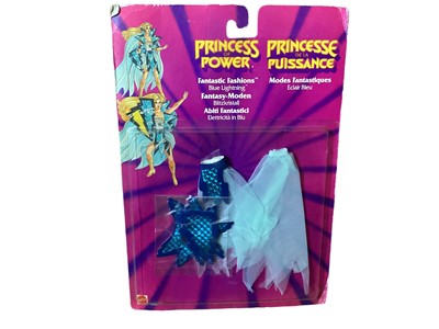 Lot 26 - Mattel (c1984) Princess of Power action figures Frosta No.9189, She-Ra No.9182, Angella No.9186, Glimmer No.9188, Castespella No.9187 & dual logo Mermista No.2454 & Fanastic Fashions Blu...