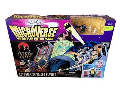 Lot 28 - Galoob (c1990's) Micro Machines Military Double Sets No.65130 (x5) and other Military, Space Galaxy Voyagers No.65824 (x2) & Apollo 13 No.75030, MIB No.75400 (x4)