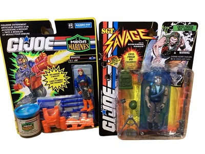 Lot 29 - Hasbro (c1992) G I Joe Cobra Liquidator No.06270 & Action Force Septic Tank No.6144, plus Ninja Force Ninja Lightning No.6888, Ninja Raider Battle Ax No.6793 & Pile Driver No.6792, all b...