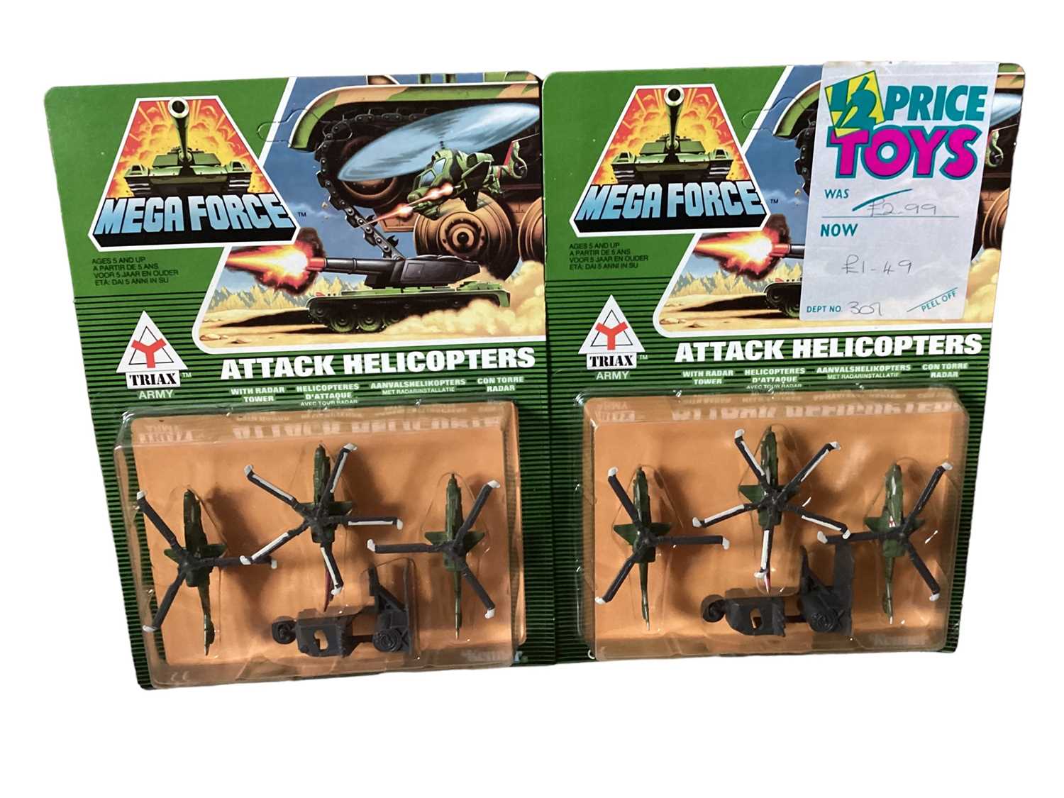 Lot 30 - Kenner (c1989) Mega Force diecast Military vechiles including Triax ArmyTar-Traks (x2), Fighter Bombers (x5), VTols (x2), Attack Helicopters (x2), Battle Tanks & Rocket Launchers, V Rocs VTo...