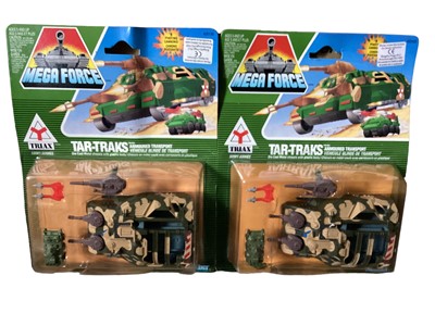 Lot 30 - Kenner (c1989) Mega Force diecast Military vechiles including Triax ArmyTar-Traks (x2), Fighter Bombers (x5), VTols (x2), Attack Helicopters (x2), Battle Tanks & Rocket Launchers, V Rocs VTo...