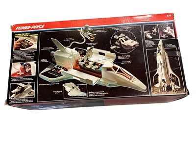 Lot 33 - Fisher Price (c1980) Adventure People Alpha Probe, boxed No.325, Tovtoy Guerrier de L'Espace, boxed No.18309, plus other space related toys (qty)