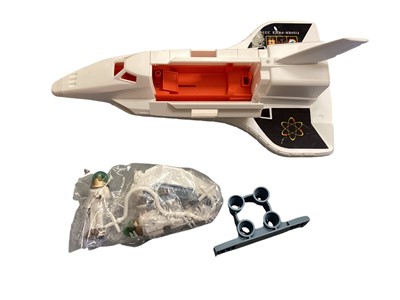 Lot 33 - Fisher Price (c1980) Adventure People Alpha Probe, boxed No.325, Tovtoy Guerrier de L'Espace, boxed No.18309, plus other space related toys (qty)