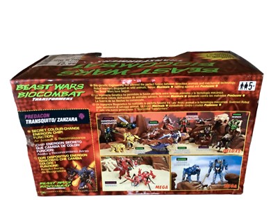 Lot 37 - Kenner (c1997) Beast Wars Biocombat Transformers Predacon Tripredacus Tripredator No.80359, Maximal Magnaboss No.80358, Predacon Inferno Formicula No.80326, Predacon Transquito Zanzara No.80362,...