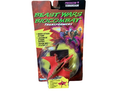 Lot 37 - Kenner (c1997) Beast Wars Biocombat Transformers Predacon Tripredacus Tripredator No.80359, Maximal Magnaboss No.80358, Predacon Inferno Formicula No.80326, Predacon Transquito Zanzara No.80362,...
