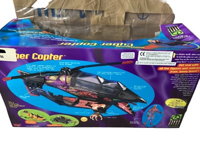 Lot 39 - Galoob (c1996) Jonny Quest Cyber Copter No.74844, Quest Rover No.74889 & Quest Porpoise No.74890, all boxed, plus other items