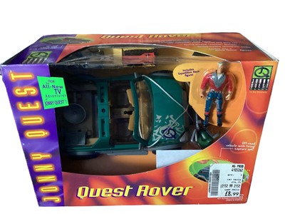 Lot 39 - Galoob (c1996) Jonny Quest Cyber Copter No.74844, Quest Rover No.74889 & Quest Porpoise No.74890, all boxed, plus other items