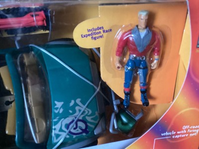 Lot 39 - Galoob (c1996) Jonny Quest Cyber Copter No.74844, Quest Rover No.74889 & Quest Porpoise No.74890, all boxed, plus other items