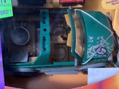 Lot 39 - Galoob (c1996) Jonny Quest Cyber Copter No.74844, Quest Rover No.74889 & Quest Porpoise No.74890, all boxed, plus other items