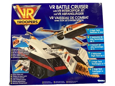 Lot 45 - Kenner (c1994) Saban's VR Troopers Ultimate Ryan Steele action figure , Katitlin Star, Ryan Steele, Skug (x2), Deluxe Kaitlin Star & J.B.Reese, Super Deluxe Ryan Steele, The Decimator &...