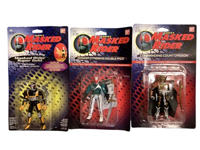 Lot 45 - Kenner (c1994) Saban's VR Troopers Ultimate Ryan Steele action figure , Katitlin Star, Ryan Steele, Skug (x2), Deluxe Kaitlin Star & J.B.Reese, Super Deluxe Ryan Steele, The Decimator &...