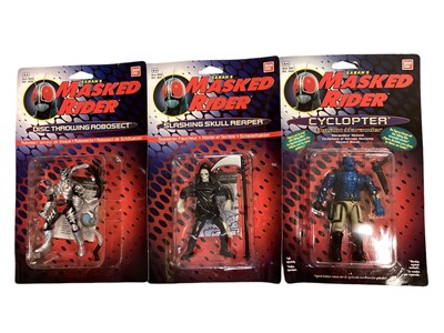 Lot 45 - Kenner (c1994) Saban's VR Troopers Ultimate Ryan Steele action figure , Katitlin Star, Ryan Steele, Skug (x2), Deluxe Kaitlin Star & J.B.Reese, Super Deluxe Ryan Steele, The Decimator &...