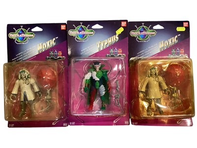 Lot 45 - Kenner (c1994) Saban's VR Troopers Ultimate Ryan Steele action figure , Katitlin Star, Ryan Steele, Skug (x2), Deluxe Kaitlin Star & J.B.Reese, Super Deluxe Ryan Steele, The Decimator &...