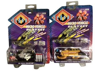Lot 46 - Ban Dai Saban's (c1995) Power Rangers Evil Space Aliens action figures Master Vile, Vampirus, Rito Revolto, Steamy Meany, Slotshy & Eric the Barbaric, plus Ban Dai (c1993) The Bots Master Hu...
