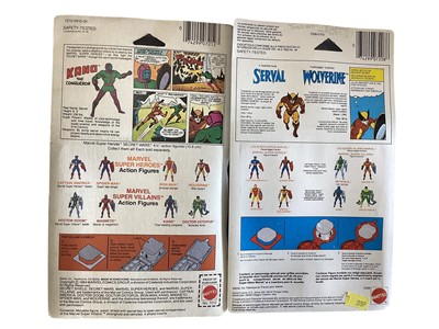 Lot 47 - Mattel (c1984) Marvel Super Heroes Secret Wars 4" action figure with his secret shield Iron Man No.7206, Dr. Octopus No.7213, Magneto No.7211, Kant No.7212 & Captain America No.205, plus dua...
