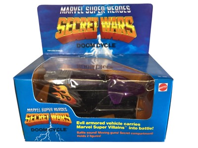 Lot 47 - Mattel (c1984) Marvel Super Heroes Secret Wars 4" action figure with his secret shield Iron Man No.7206, Dr. Octopus No.7213, Magneto No.7211, Kant No.7212 & Captain America No.205, plus dua...