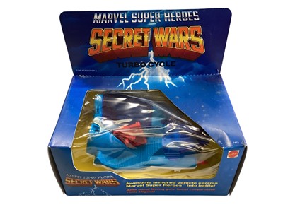 Lot 47 - Mattel (c1984) Marvel Super Heroes Secret Wars 4" action figure with his secret shield Iron Man No.7206, Dr. Octopus No.7213, Magneto No.7211, Kant No.7212 & Captain America No.205, plus dua...