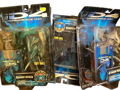 Lot 48 - Bluebird (c1997) Warriors of Virtue action figures Lai No.71003, Elysia No.71014, TsunNo.71005 & Chi No.71004, plus other action figures including UFO, iD4 Independence Day, Battle of the Pl...