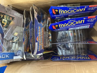 Lot 53 - Mixed lot of action figures and accessories, mostly on card with bubblepack (12 boxes )