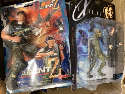 Lot 53 - Mixed lot of action figures and accessories, mostly on card with bubblepack (12 boxes )