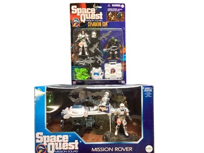 Lot 58 - Playmates Star Wars, Hasbro Toys Stargate, ELC Space Quest & Kenner Aliens action figures & accessories (3 boxes)