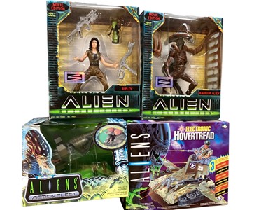 Lot 58 - Playmates Star Wars, Hasbro Toys Stargate, ELC Space Quest & Kenner Aliens action figures & accessories (3 boxes)