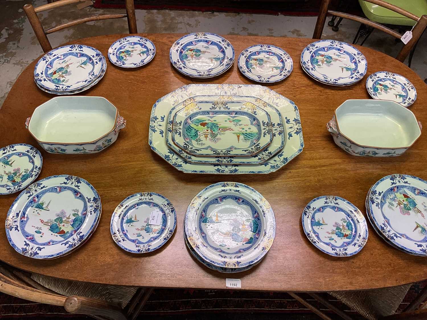 Lot 112 - Part service of early 19th century Spode ironstone